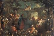 William Hogarth christ at the pool of bethesda Germany oil painting artist